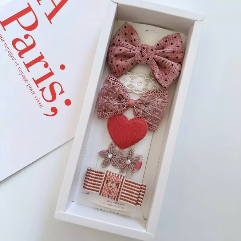 Mins - Korean Children Fashion - #fashionkids - Dot Pink Hairpin - 4