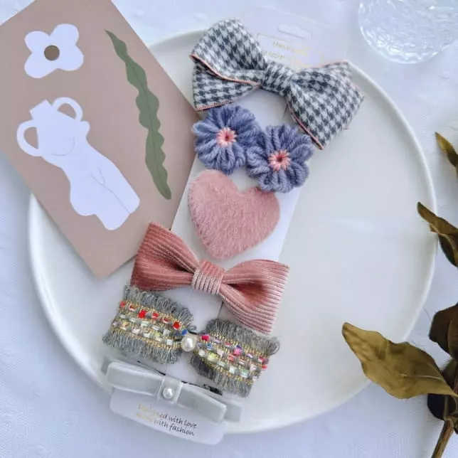 Mins - Korean Children Fashion - #kidsshorts - Momo Gray Hairpin - 3