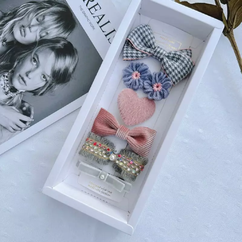 Mins - Korean Children Fashion - #kidsshorts - Momo Gray Hairpin - 4