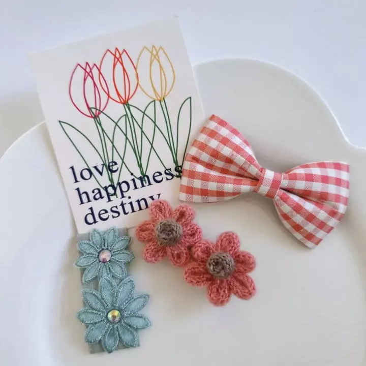 Mins - Korean Children Fashion - #kidsstore - Blue Loas Hairpin - 2
