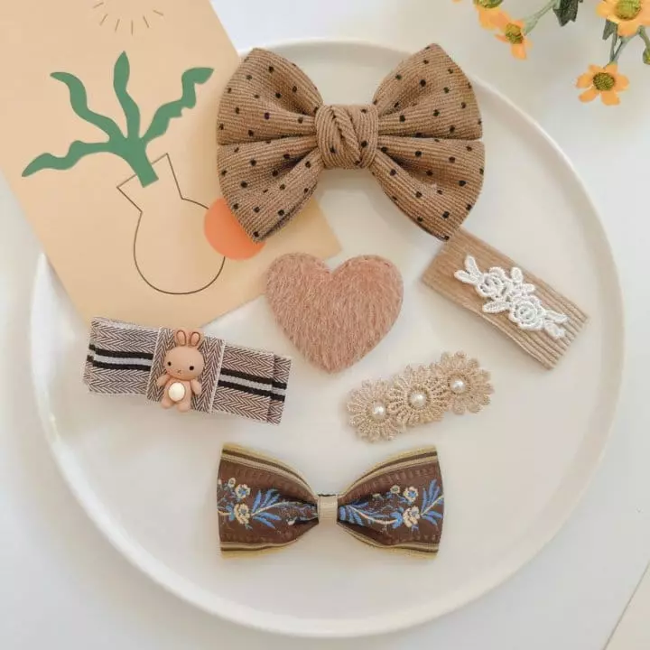 Mins - Korean Children Fashion - #magicofchildhood - Browney Hairpin - 7