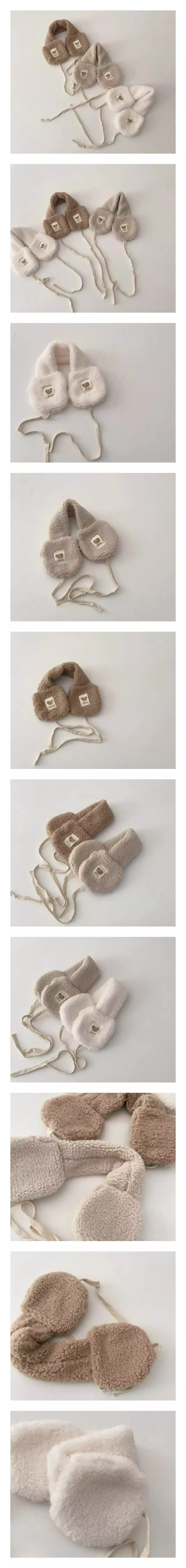 Miso - Korean Children Fashion - #childofig - Bear Label Earmuffs 2~8y