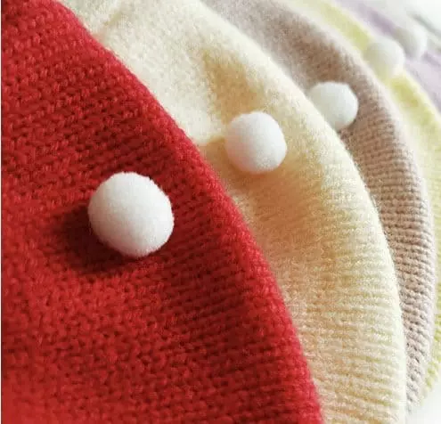 Miso - Korean Children Fashion - #childofig - Pompom Beret Hat - 2