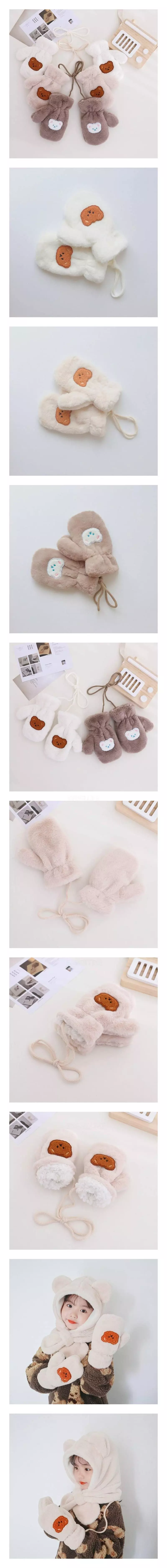 Miso - Korean Children Fashion - #childrensboutique - Bear Gloves