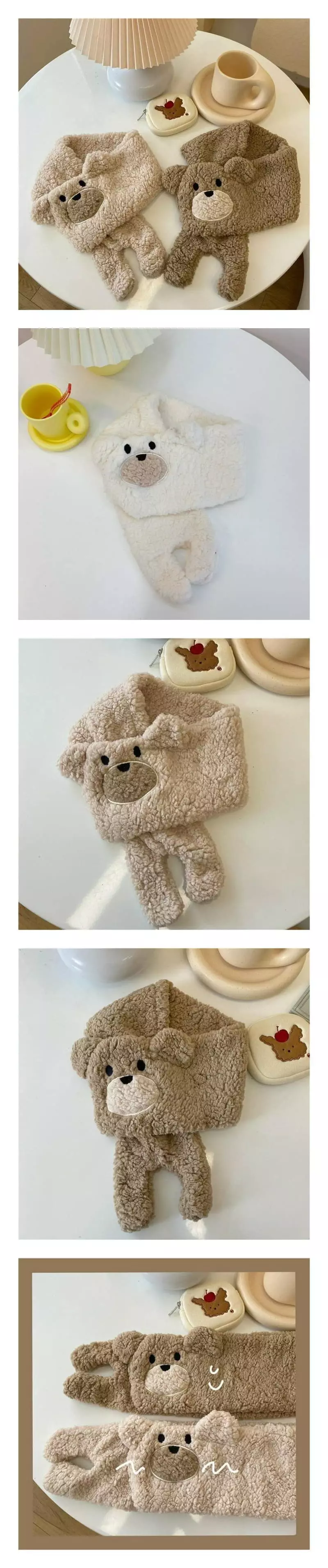 Miso - Korean Children Fashion - #designkidswear - Bear Muffler