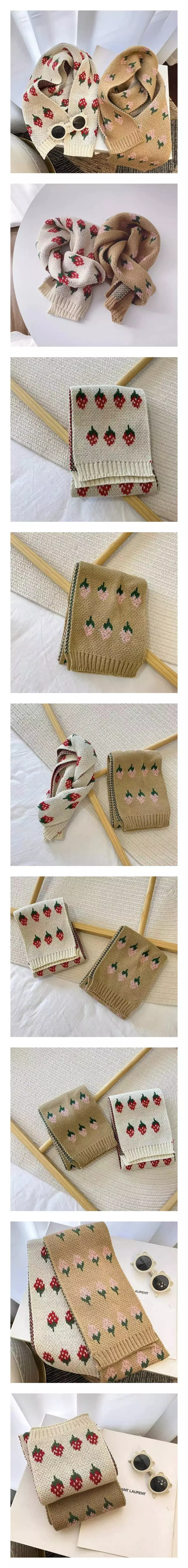 Miso - Korean Children Fashion - #kidsshorts - Berry Muffler