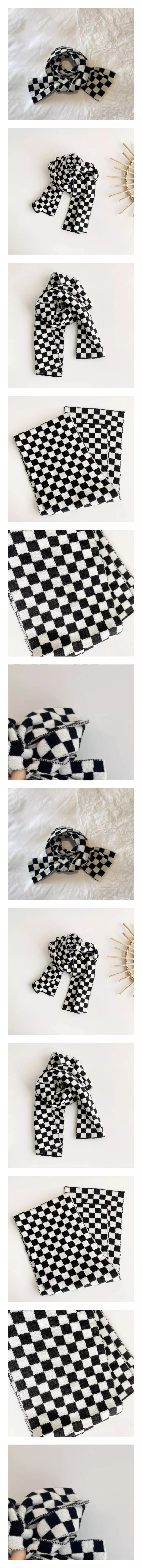 Miso - Korean Children Fashion - #stylishchildhood - Chess Muffler