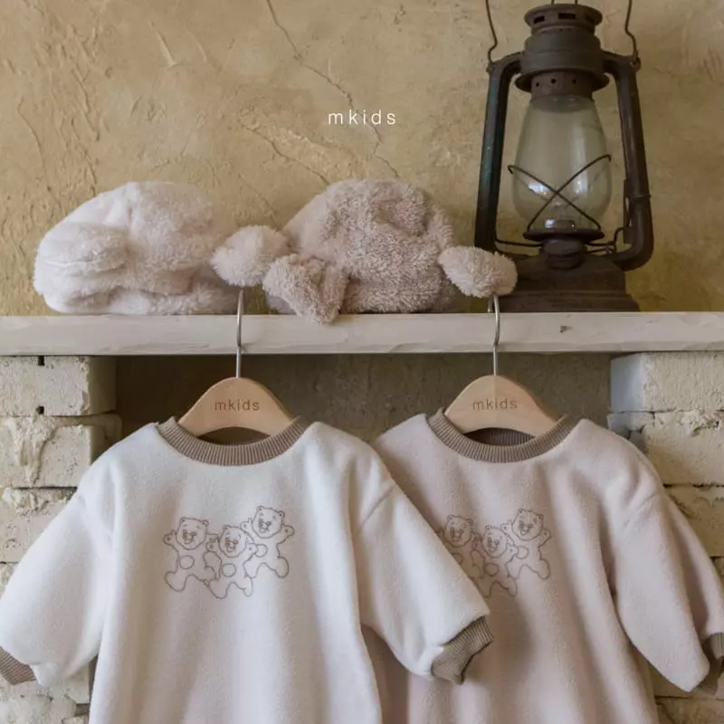 Mkids - Korean Baby Fashion - #babyclothing - High Bear Bodysuit - 3