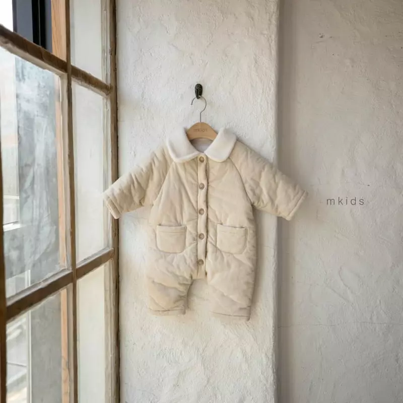 Mkids - Korean Baby Fashion - #babyfashion - Blanc Bodysuit - 5