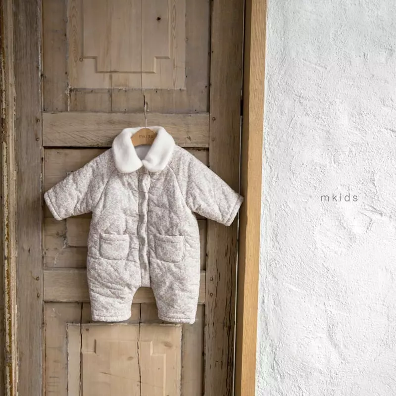 Mkids - Korean Baby Fashion - #babyoutfit - Blanc Bodysuit - 11