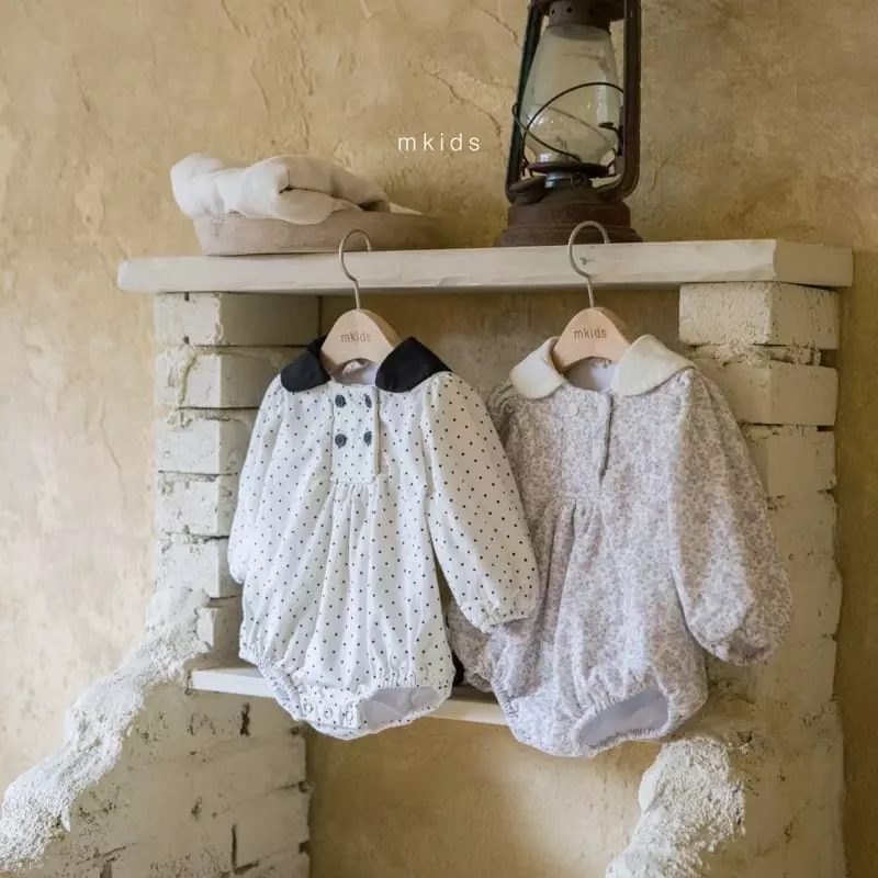 Mkids - Korean Baby Fashion - #onlinebabyboutique - Double Bodysuit - 2