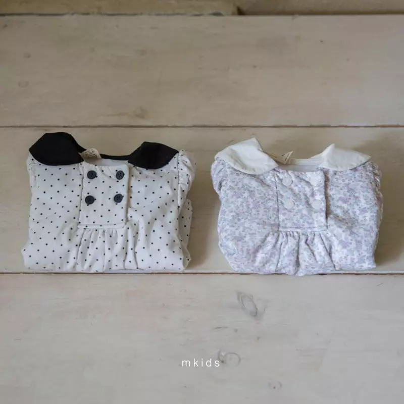 Mkids - Korean Baby Fashion - #onlinebabyshop - Double Bodysuit - 3
