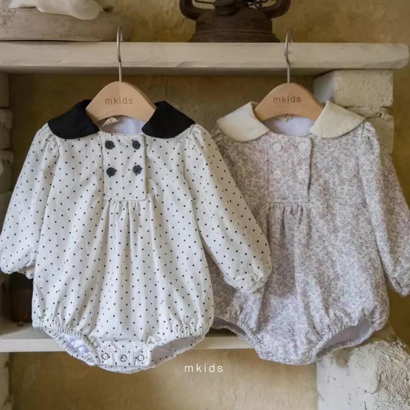 Mkids - Korean Baby Fashion - #onlinebabyshop - Double Bodysuit - 4