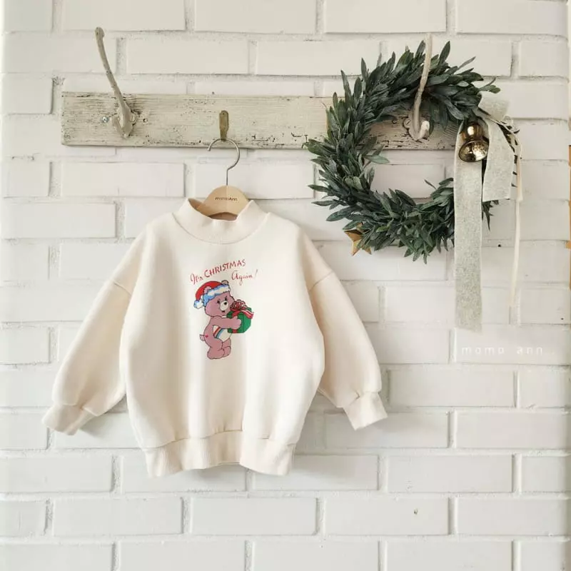 Momo Ann - Korean Children Fashion - #childofig - Santa Bear Sweatshirt