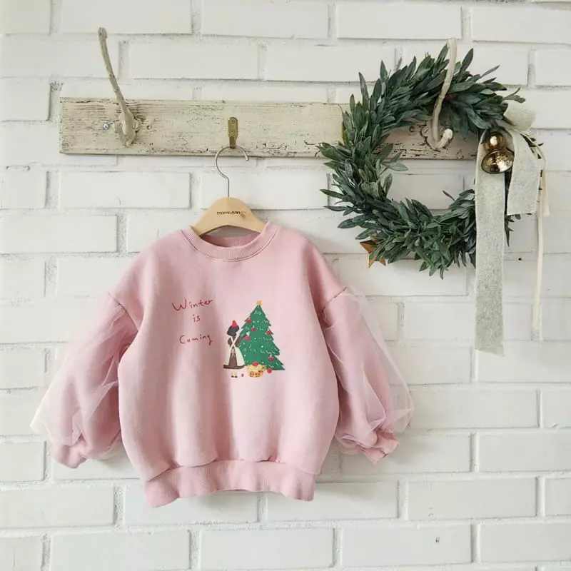 Momo Ann - Korean Children Fashion - #discoveringself - Tree Sweatshirt - 2