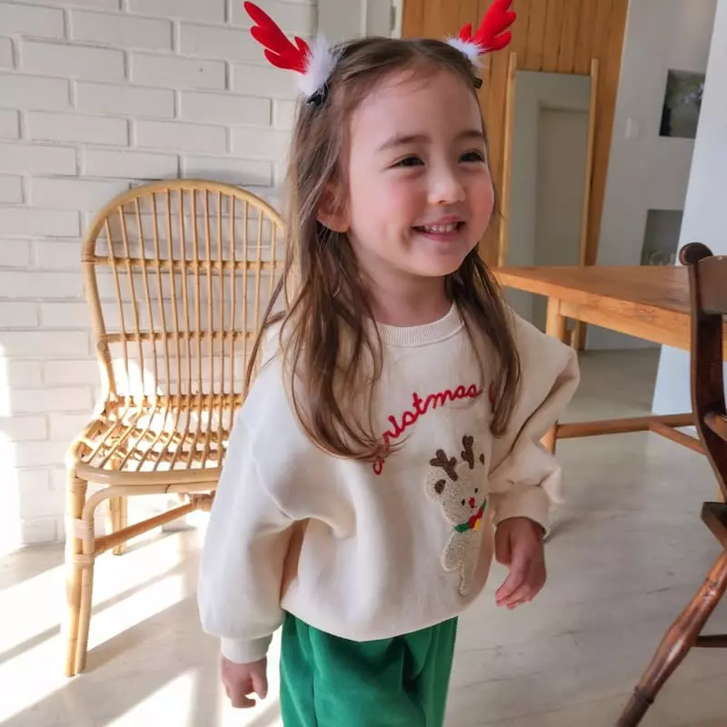 Momo Ann - Korean Children Fashion - #discoveringself - Rudolf Sweatshirt - 4