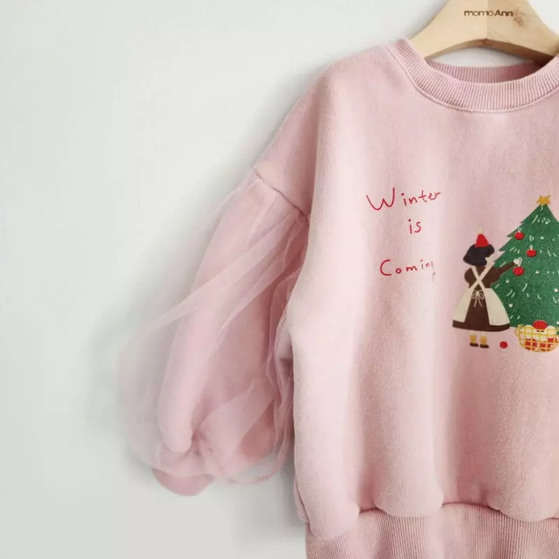 Momo Ann - Korean Children Fashion - #fashionkids - Tree Sweatshirt - 3
