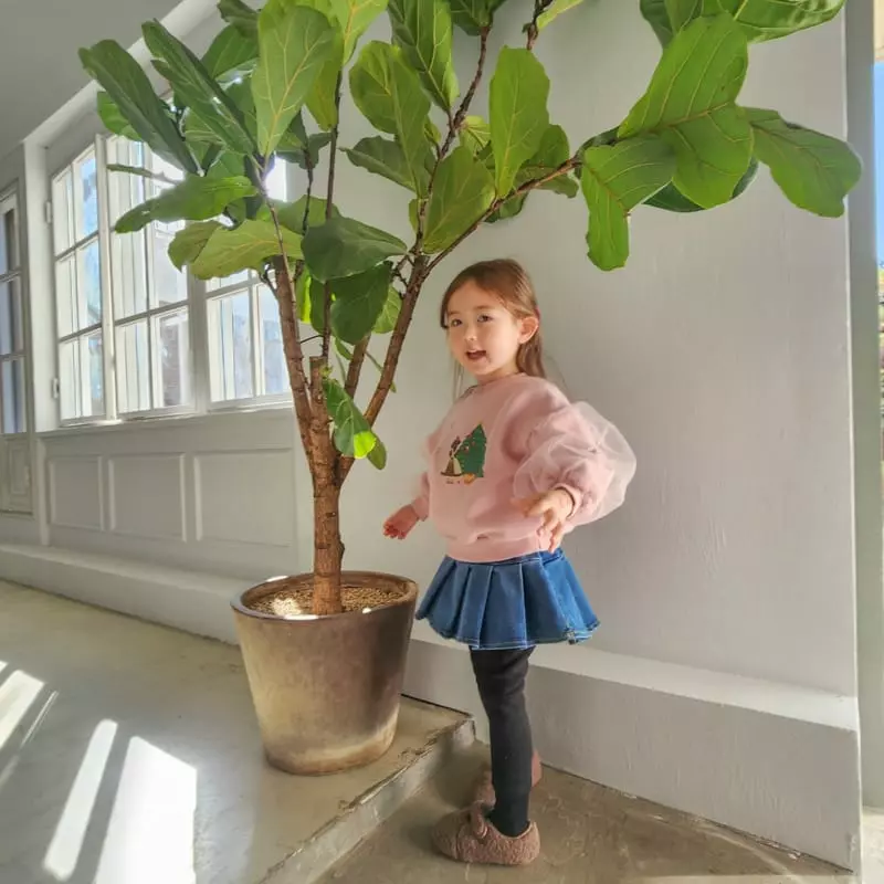 Momo Ann - Korean Children Fashion - #fashionkids - Tree Sweatshirt - 4