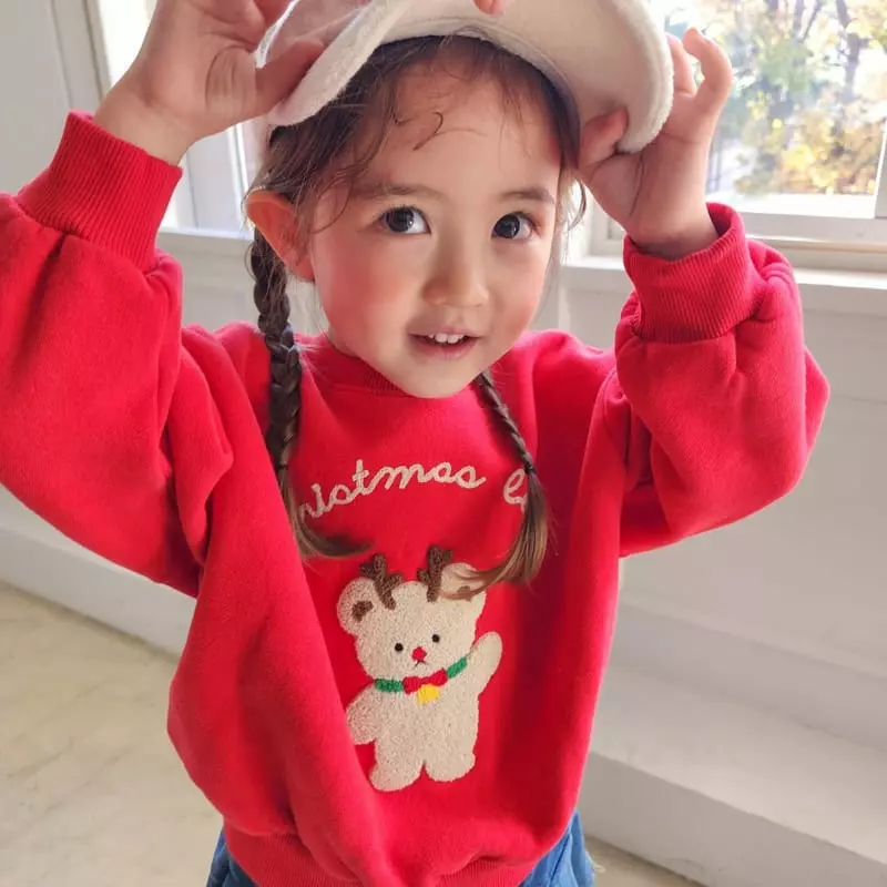 Momo Ann - Korean Children Fashion - #magicofchildhood - Rudolf Sweatshirt - 10