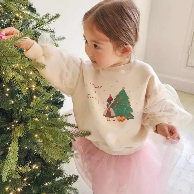 Momo Ann - Korean Children Fashion - #prettylittlegirls - Tree Sweatshirt - 11