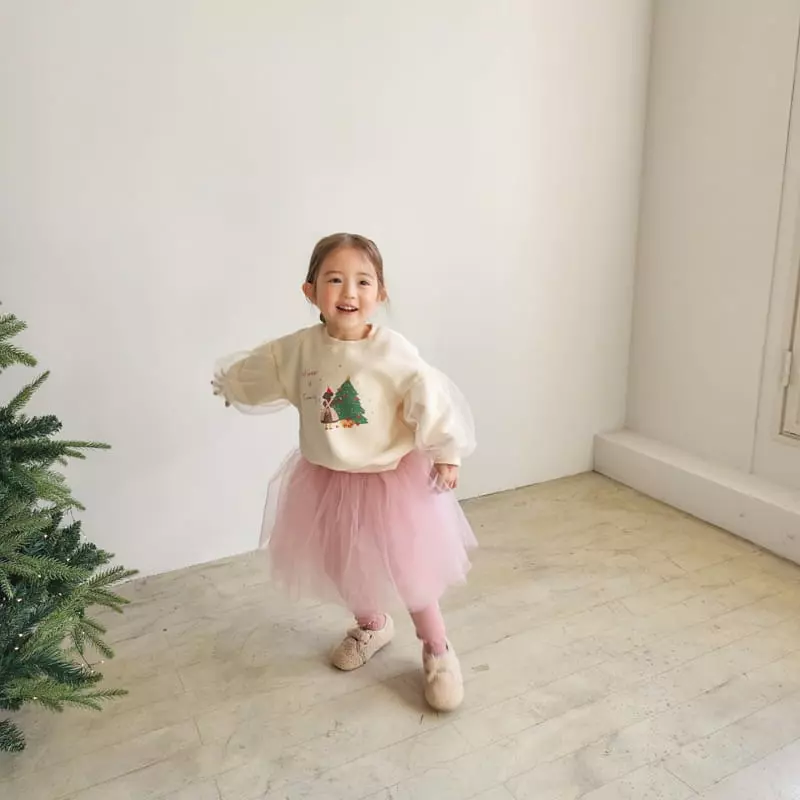 Momo Ann - Korean Children Fashion - #todddlerfashion - Tree Sweatshirt - 12