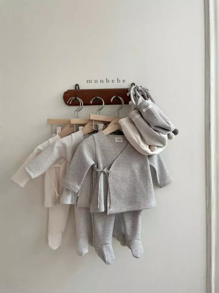 Monbebe - Korean Baby Fashion - #babyboutiqueclothing - Miky Bebe Set - 8