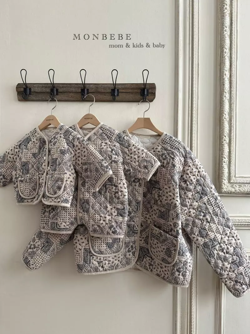 Monbebe - Korean Baby Fashion - #babyboutiqueclothing - Garden Quilting Bodysuit - 11