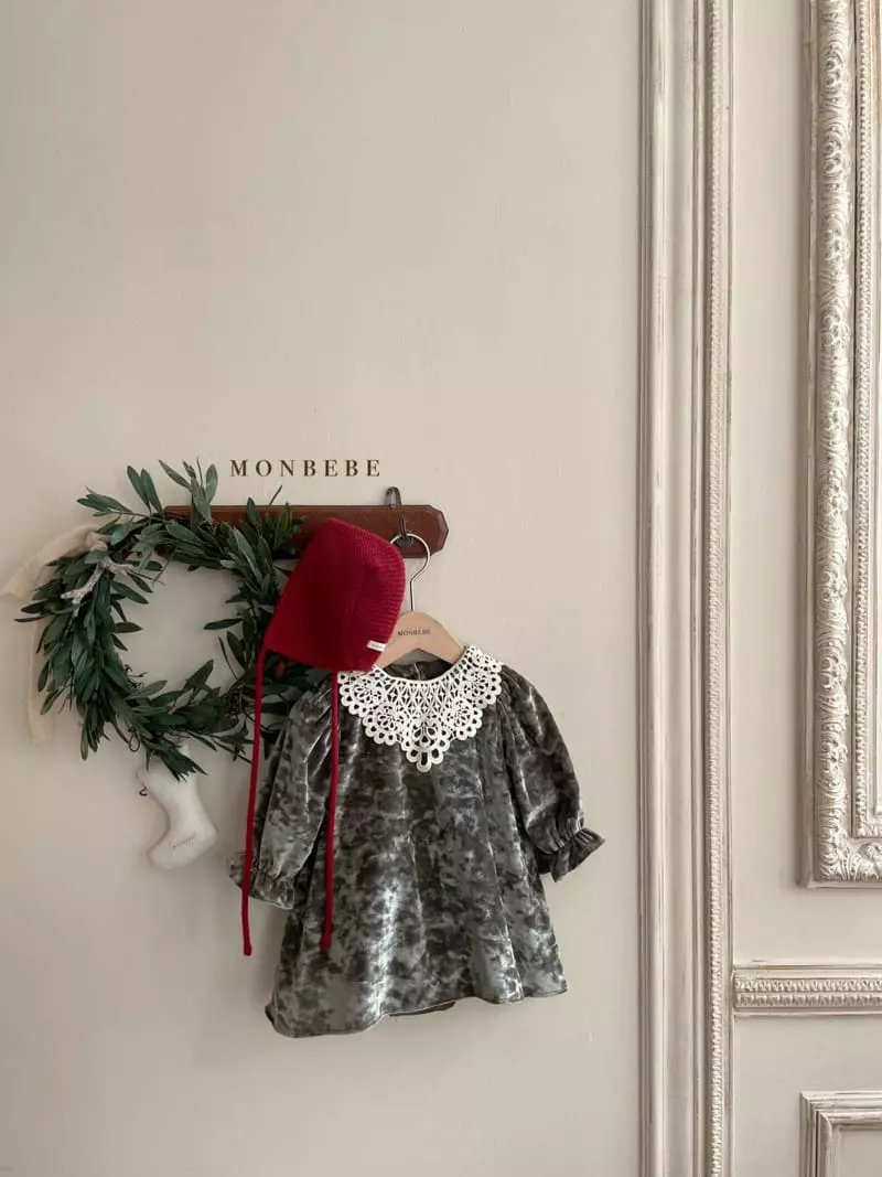 Monbebe - Korean Baby Fashion - #babyfever - Motive Velvet Bodysuit