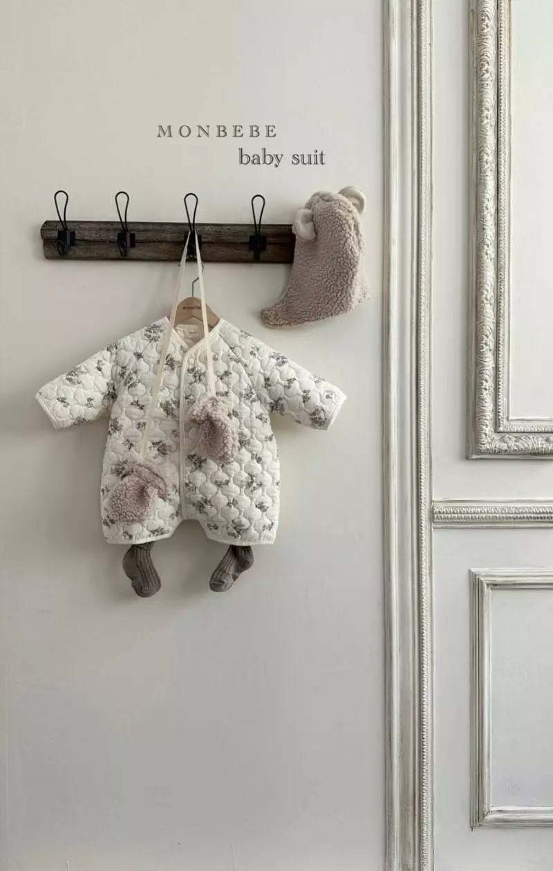 Monbebe - Korean Baby Fashion - #babylifestyle - Garden Quilting Bodysuit