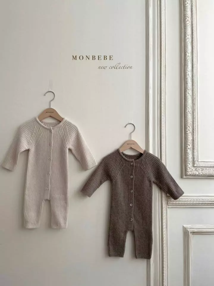 Monbebe - Korean Baby Fashion - #babyoninstagram - Knit Rib Bodysuit - 11