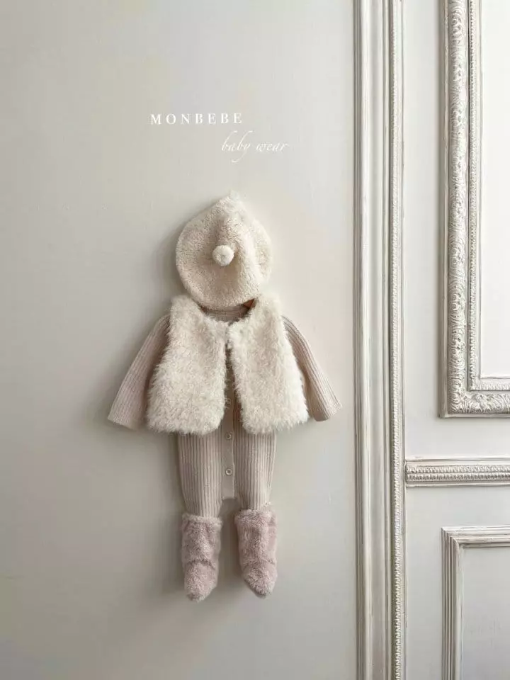 Monbebe - Korean Baby Fashion - #babyootd - Knit Rib Bodysuit - 12