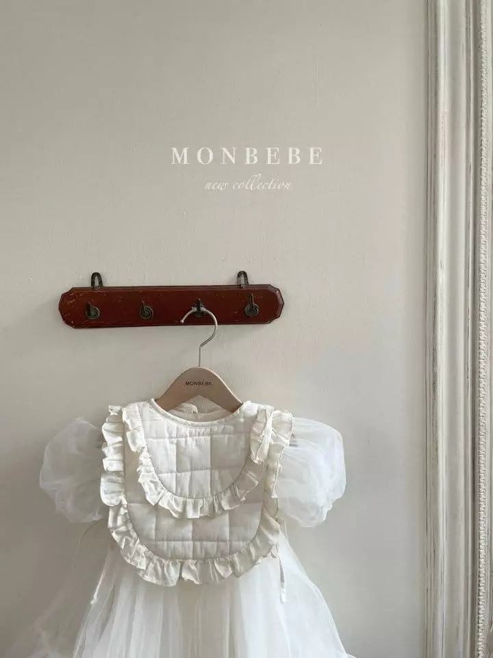 Monbebe - Korean Baby Fashion - #babyootd - Padding Frill Vest - 5