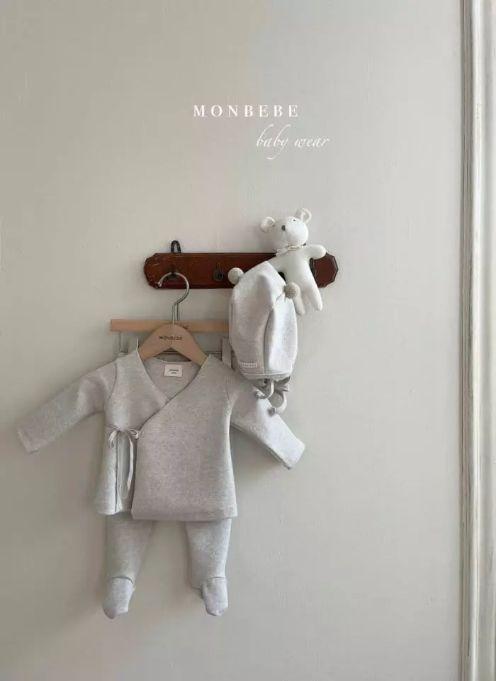 Monbebe - Korean Baby Fashion - #babyoutfit - Miky Bebe Set - 2
