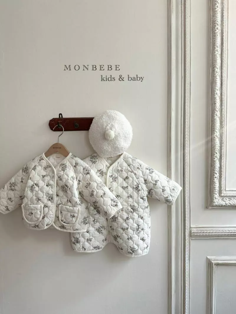 Monbebe - Korean Baby Fashion - #babyootd - Garden Quilting Bodysuit - 4