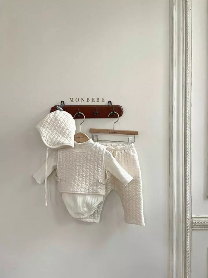 Monbebe - Korean Baby Fashion - #babywear - Bebe Quilting Set - 5