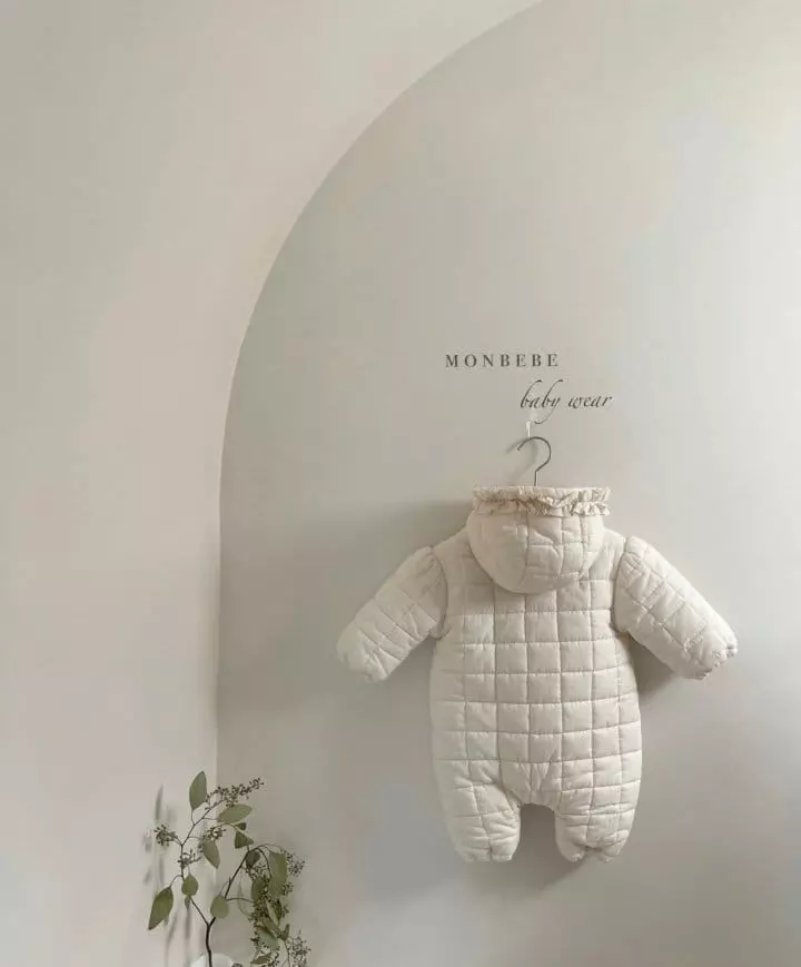 Monbebe - Korean Baby Fashion - #babywear - Bebe Frill Padding Bodysuit - 5