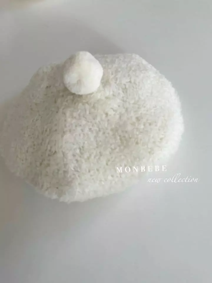 Monbebe - Korean Baby Fashion - #onlinebabyboutique - Wool Beret Hat - 2