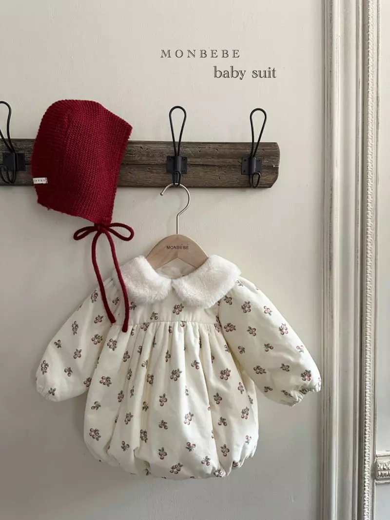 Monbebe - Korean Baby Fashion - #smilingbaby - Cu Ribbon Bodysuit - 3