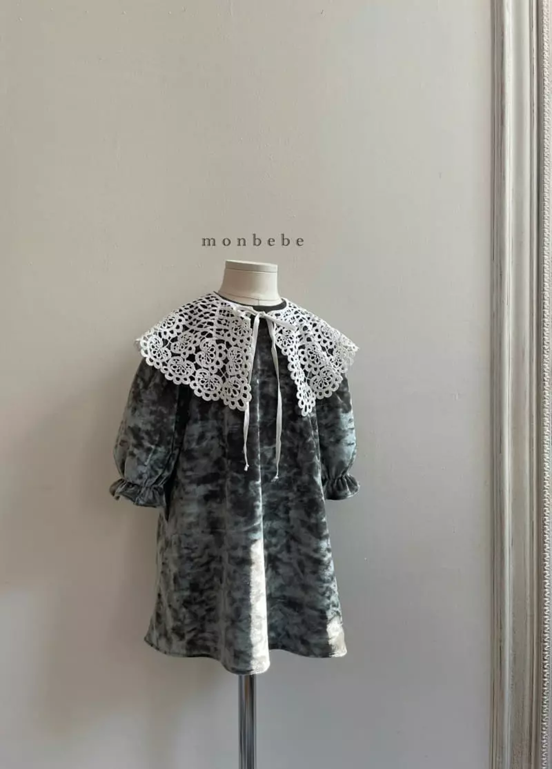 Monbebe - Korean Children Fashion - #designkidswear - Cape Velvet One-piece - 8