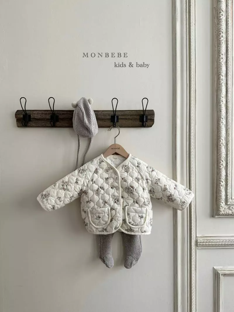 Monbebe - Korean Children Fashion - #kidzfashiontrend - Garden Quilting Jacket - 3