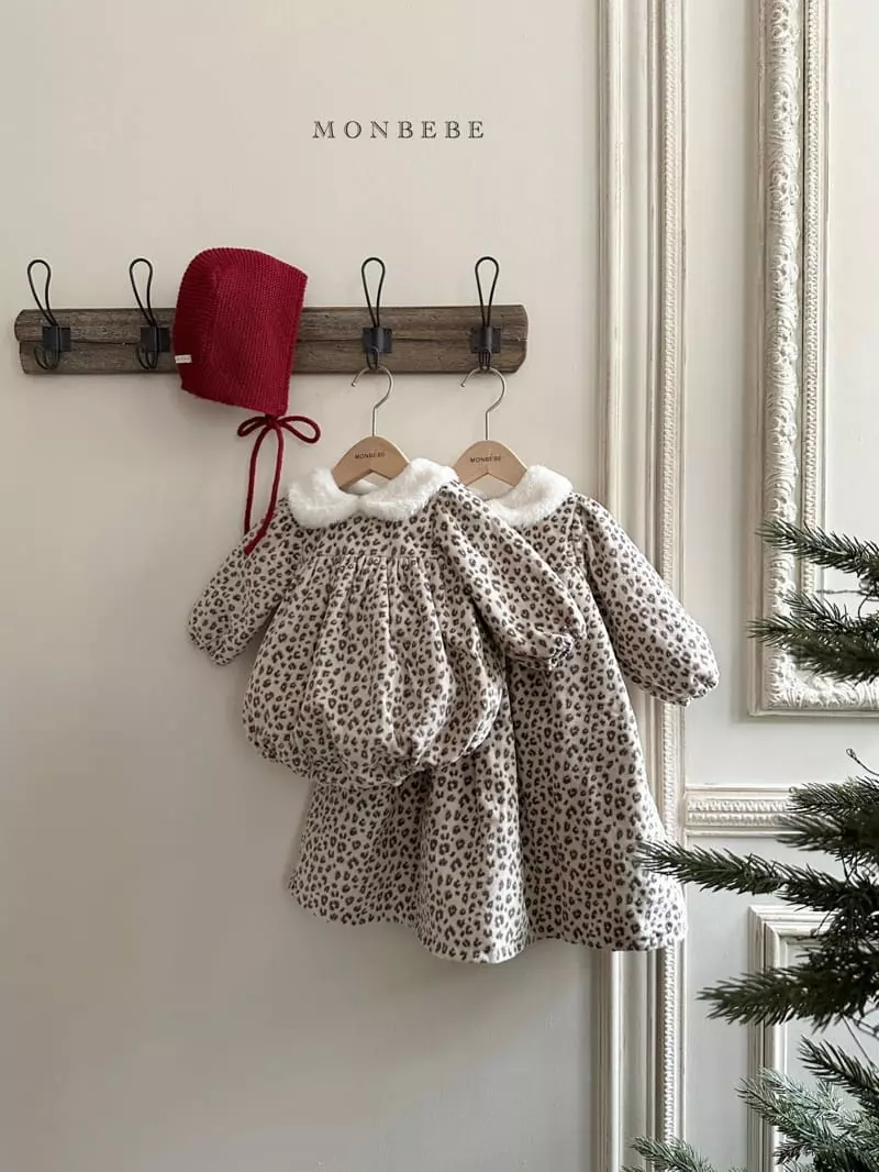 Monbebe - Korean Children Fashion - #stylishchildhood - CU Ribbon Bonding One-piece - 5