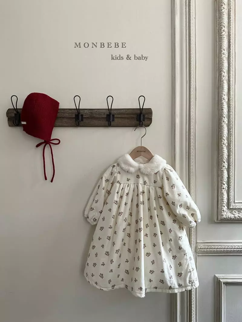 Monbebe - Korean Children Fashion - #todddlerfashion - CU Ribbon Bonding One-piece - 3