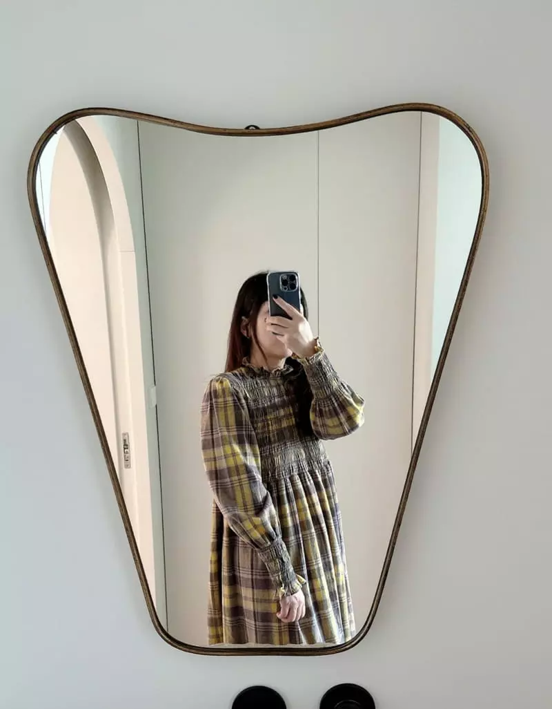 Monbebe - Korean Women Fashion - #momslook - Mom Royal Check One-piece - 6