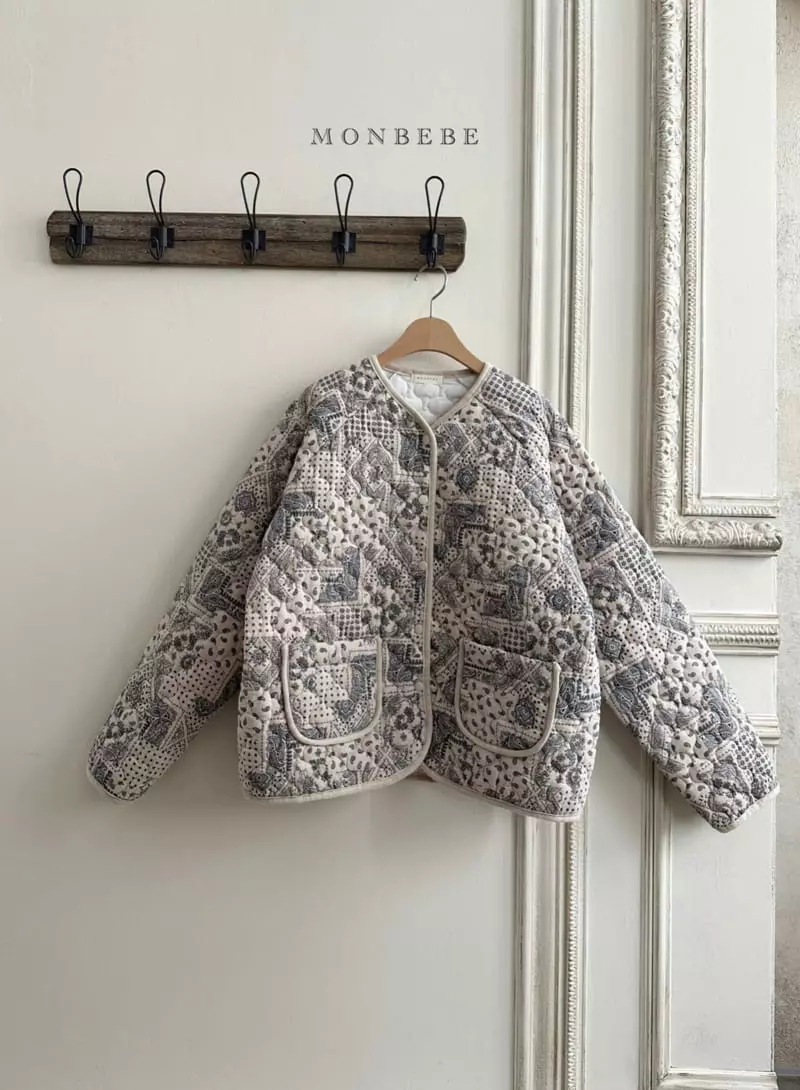 Monbebe - Korean Women Fashion - #pursuepretty - Mom Garden Quilting Jacket