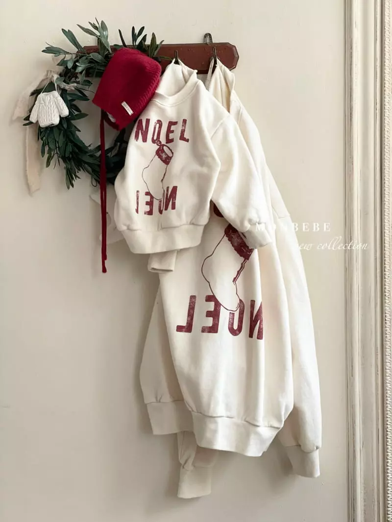 Monbebe - Korean Women Fashion - #womensfashion - Noel Sweatshirt Mom - 4