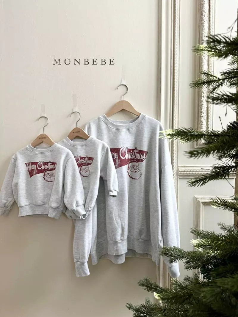 Monbebe - Korean Women Fashion - #womensfashion - Merry Sweatshirt Mom - 3