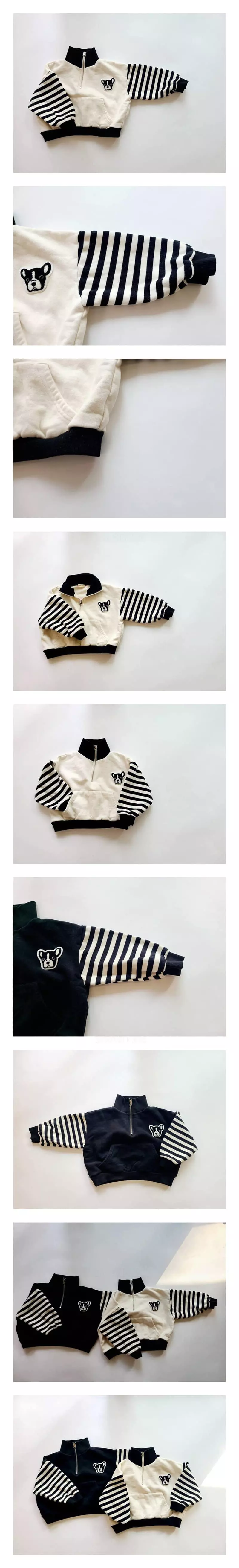 Mooi Store - Korean Children Fashion - #littlefashionista - Bull Dog Zip-up