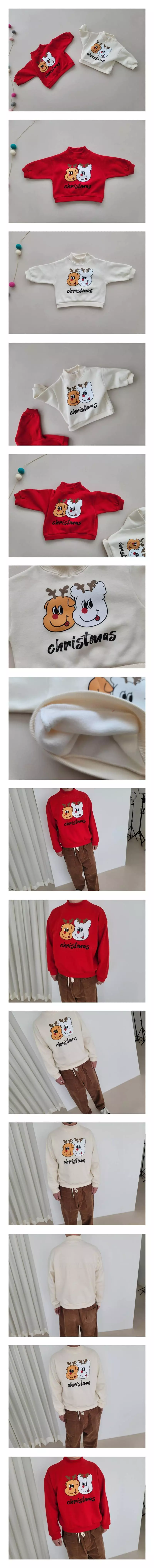 Moran - Korean Children Fashion - #minifashionista - Rudolf Sweatshirt
