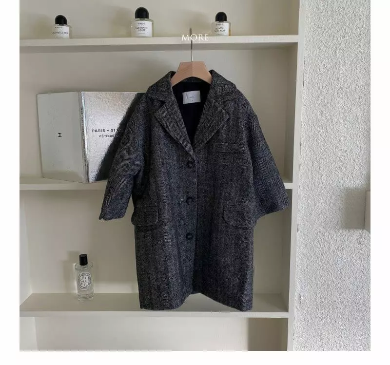 More - Korean Children Fashion - #childrensboutique - Herringbone Coat