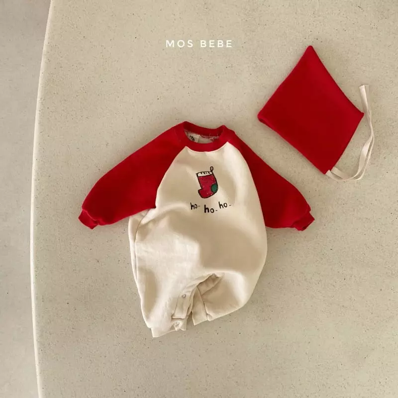 Mos Bebe - Korean Baby Fashion - #babyboutiqueclothing - Santa Bodysuit - 6